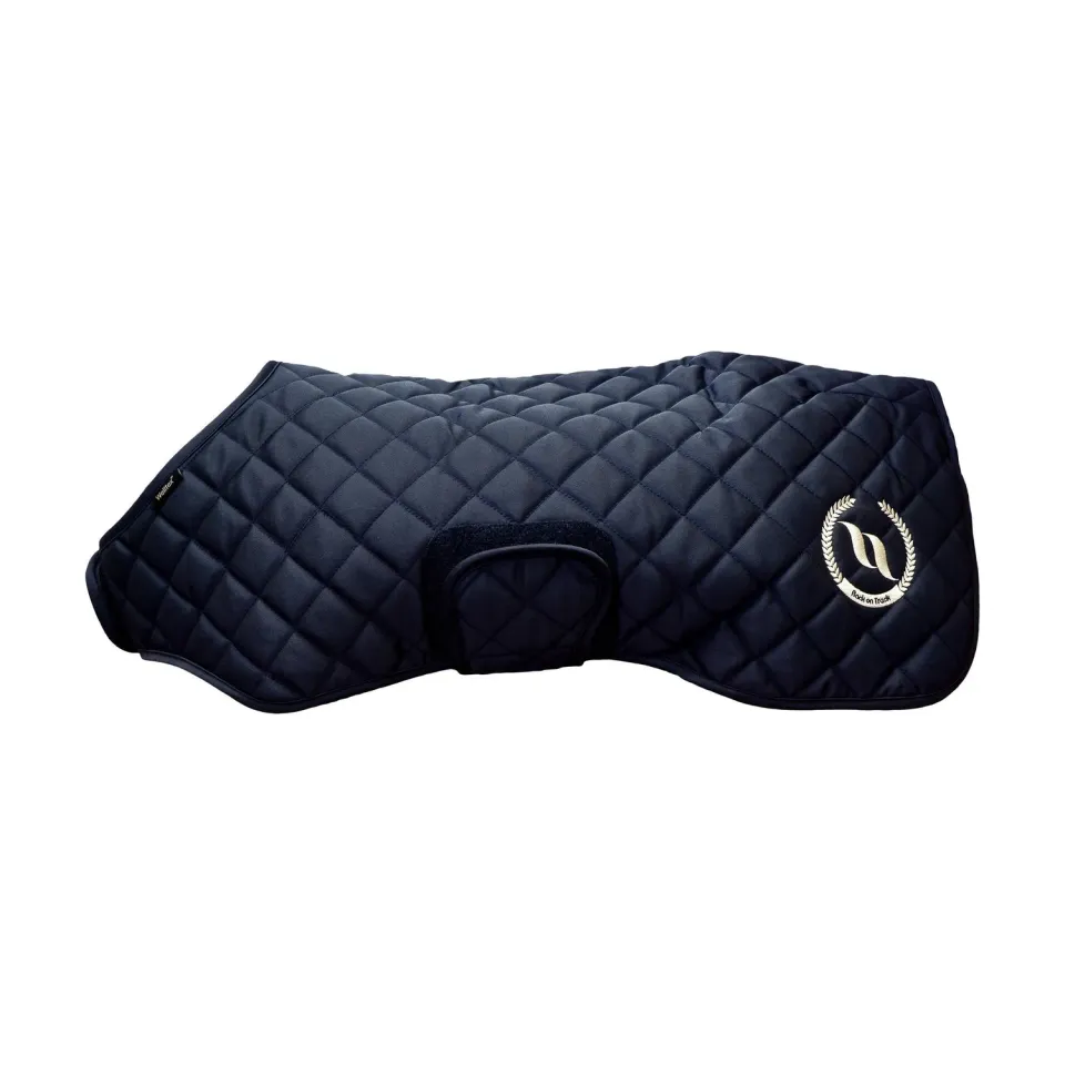 Back on Track Nights manteau chien matelassé bleu Welltex 40cm