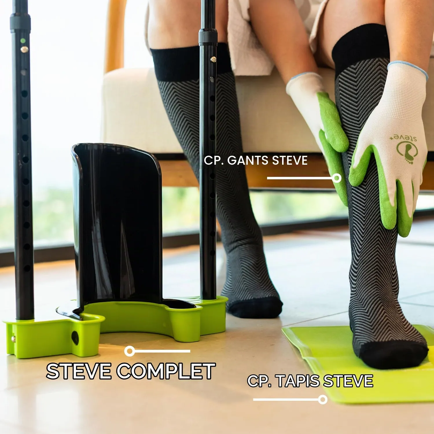 Steve Complete enfile-bas contention L mollet 47-56 cm