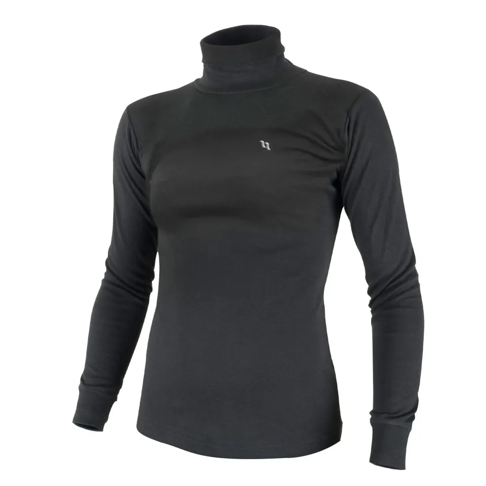 Back on Track Polo pull col roulé femme noir M