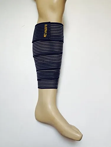 Elastrap manchon mollet strapping bleu 180 cm