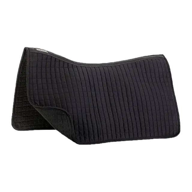 Back on Track Western tapis selle cheval noir fin