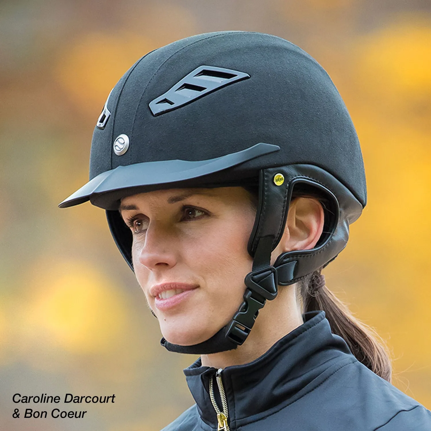 Back on Track EQ3 Lynx casque équitation noir L MIPS