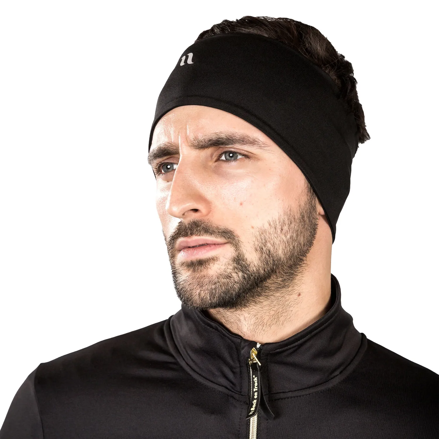 Back on Track Jamie bandeau sport noir 7 cm respirant