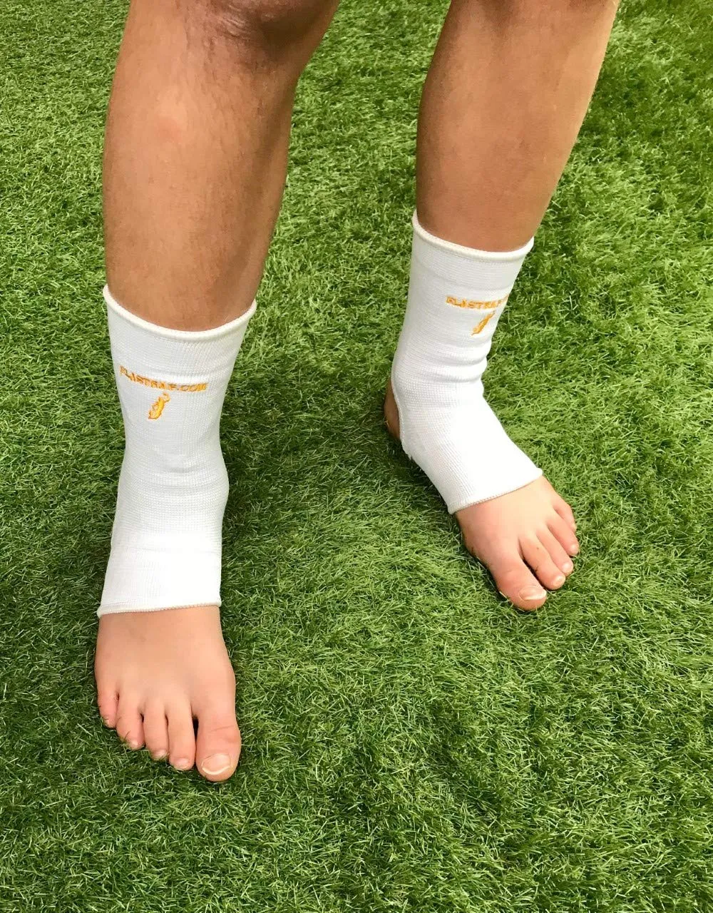 ELASTRAP chevillière blanche paire maintien sport
