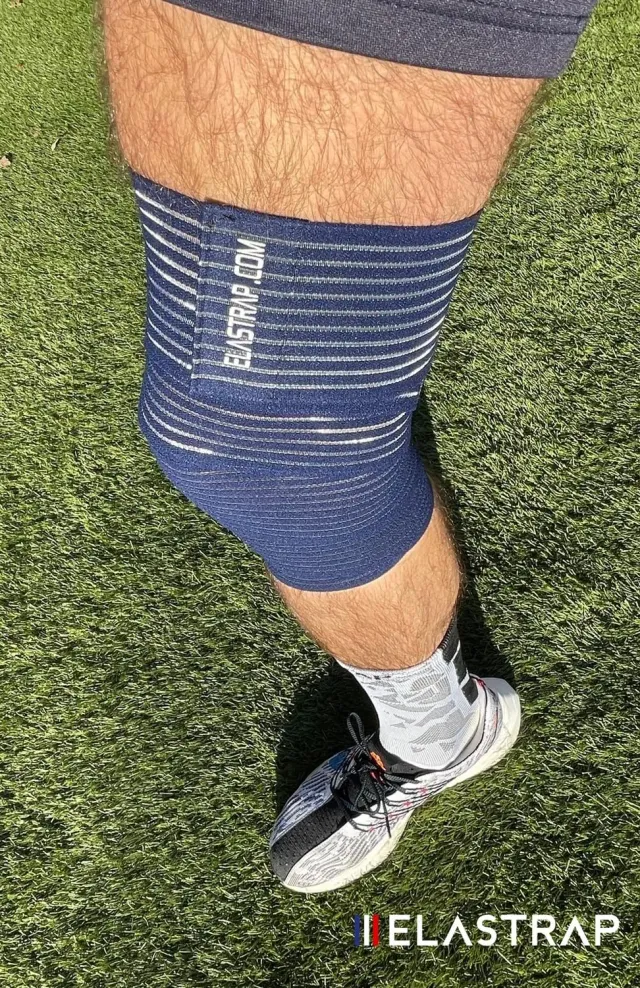 ELASTRAP Genouillère ligamentaire bleue 180 cm